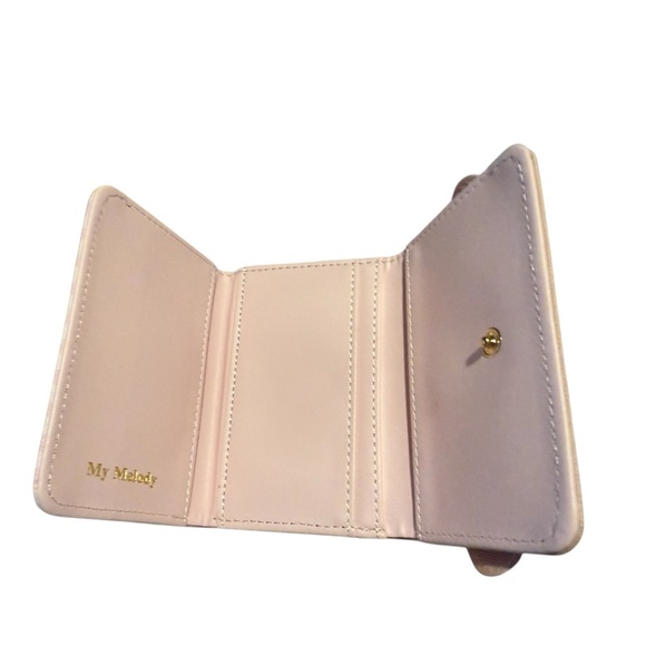 Kawaii Bunny My Melody Cute Pink Wallet with Kiss Lock Compartment 🆕 - Picture 7 of 7